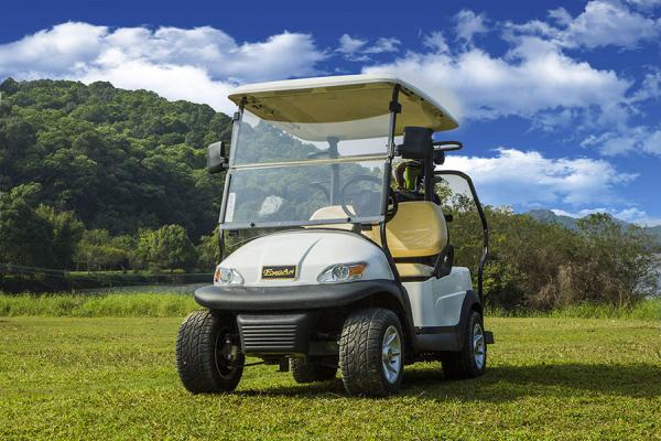 High Safe 2 Seater Golf Cart , Electric Security Patrol Vehicles For Personal Transport