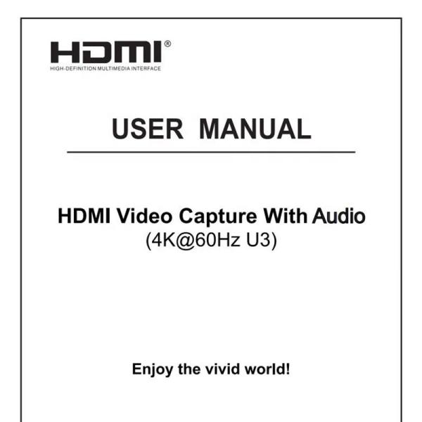 Professional 4K 60Hz HDMI To USB3.0 Video Capture Card With Audio Output And USB 3.0