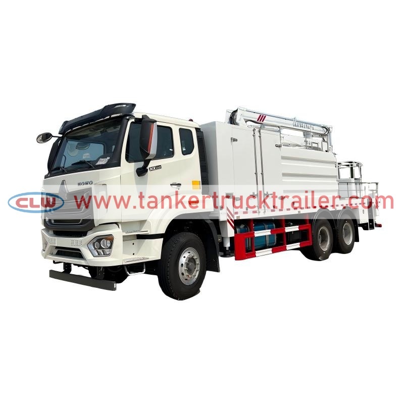 HOWO 6x4 High-Pressure Aerial Washing Truck