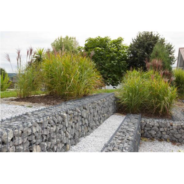 Weather Resistance 4mm Woven Gabion Baskets Rock Fall Protection