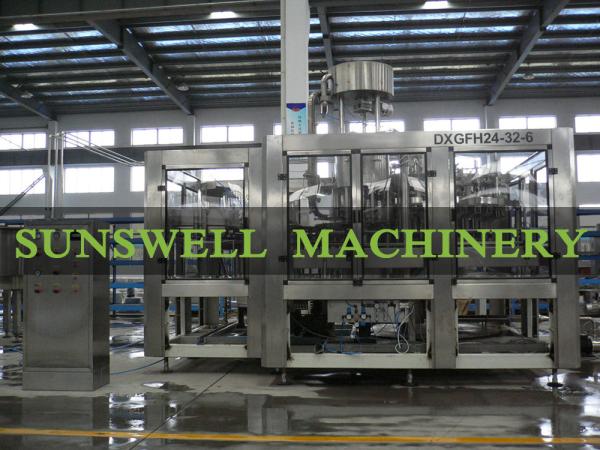 24-32-6 PET Bottle Glass Bottle Soft Drinks Durable Carbonated Filling Machine