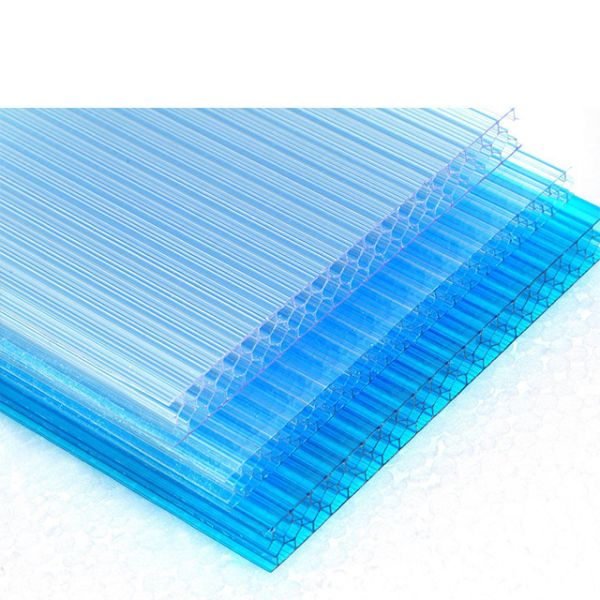 Twin-wall Multi-wall Polycarbonate sheet Normal Size 2.1 5.8m UV Resistant Insulated Panel Ideal for Greenhouses and Skylights
