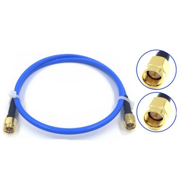 DC-11GHz Low PIM RG195 RF Jumper Cable With SMA Male Female Connector