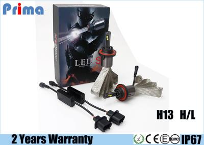 60W 7200LM H13 LED Headlight Bulb With Flexible Copper Belt Cooling