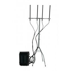 CT-5040R-UAV Drone 4 Band 320W Software remotely control power level Jammer up to 4000m