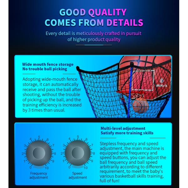 Máquina de alimentação do basquetebol das crianças de SIBOASI 6809A