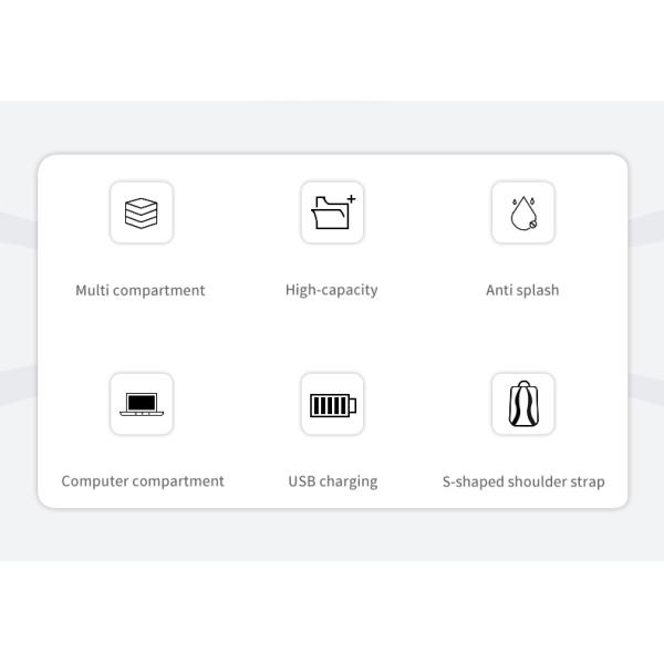 Sacs à dos pour hommes de haute qualité usb sac à dos de voyage imperméable sac à dos portable sac à dos