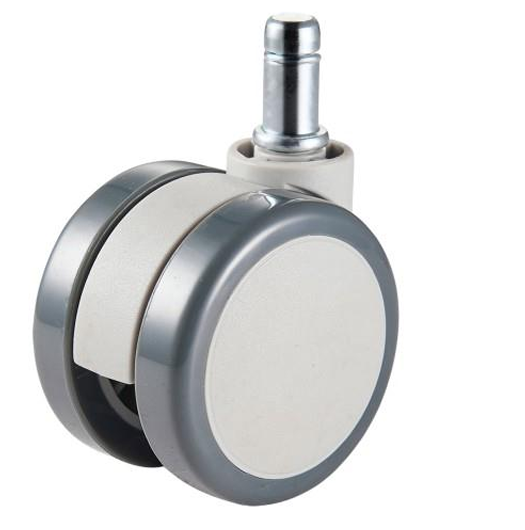 Small Mini Castor Anti-Shock 60mm Quiet Operation Threaded Stem Caster Wheel For Furniture Office Chair 