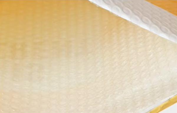Biodegradable Self Seal Bubble Bags Waterproof Custom Poly Bubble Mailer Orange