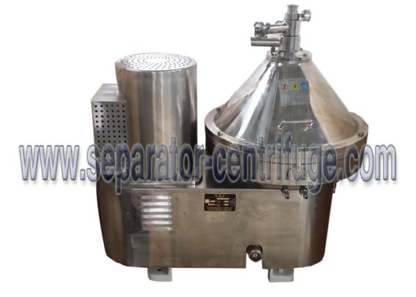 Automatic Part Discharging 2 Phase Dairy / Milk Clarifying Disc Separator For Clarifying Milk