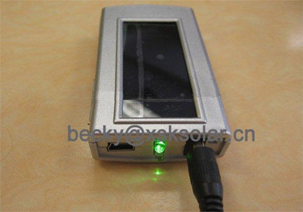 Portable solar charger for mobile phone