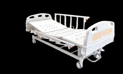 Manual Double-Crank Nursing Bed with 250kg Capacity and Central Brake System for Enhanced Safety