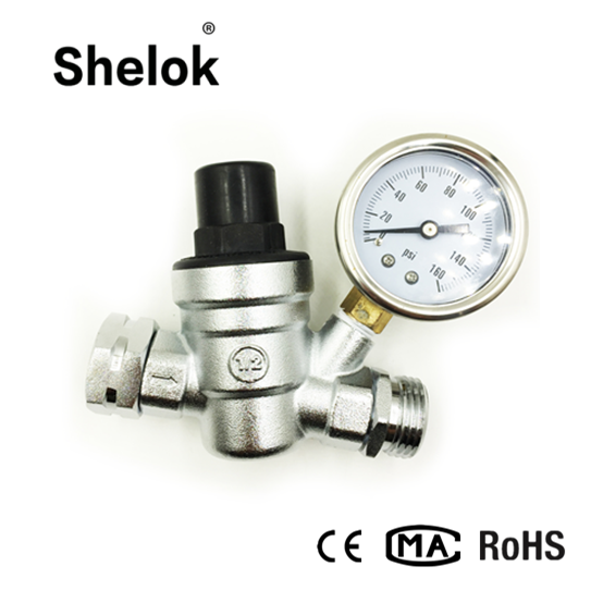 DN 20 Lead free copper brass 2.5MPa,2.0MPa,1.6MPa water gas oil pressure regulator