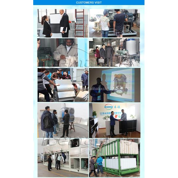 ICEMA Углеродистая сталь Лед бритый раздавленный свежий хранение для продуктовых магазинов