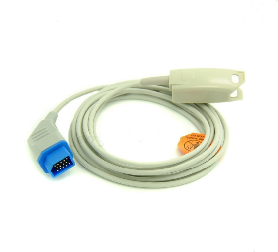 SpO2 Sensor Compatible with Nihon Kohden, 14 pin