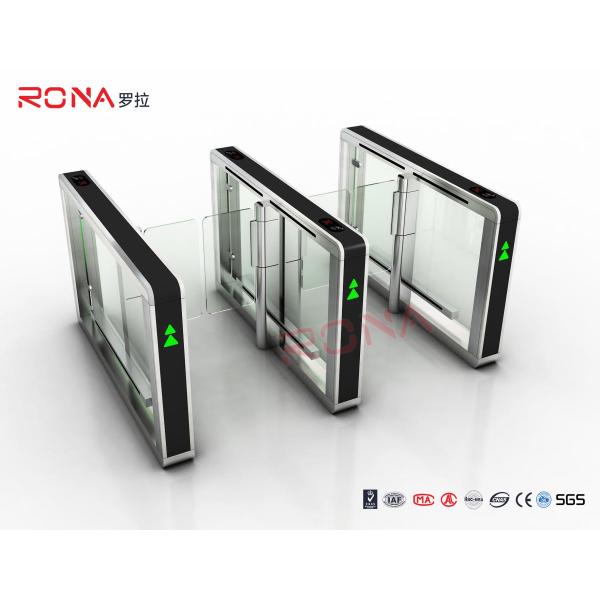 Puerta de seguridad de metal girasol anti-clampada 550-1000mm Handicap con lectura de tarjetas