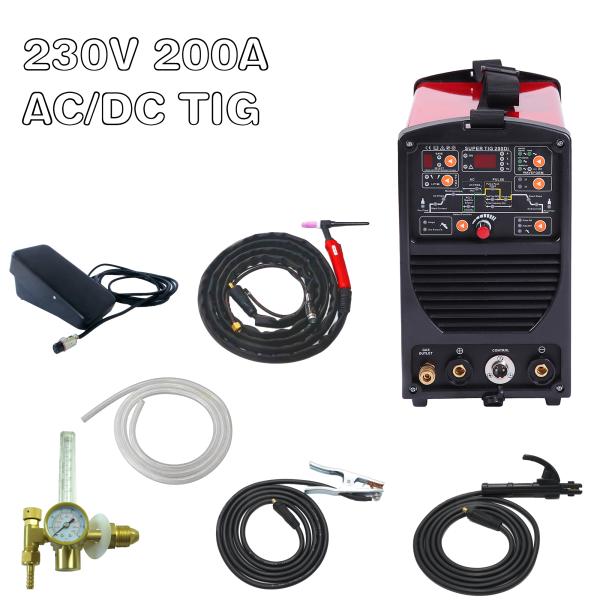 Digital Control Pulse Tig Ac Dc Aluminium Welders Tig Welding Machine 230V Tig Welder