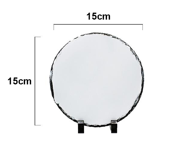 Рамка шифера утеса формы круга сублимации SH22 с машиной 15*15cm прессы жары