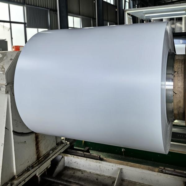 Satin Black Polyester Paint Coated Aluminum Coil For Roofing Sidings And Gutters Width Tolerance 0-4mm Bending Rate 90 Degree