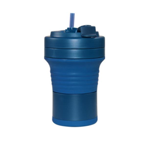 складная кофейная чашка BPA кружки перемещения выпивая стекла силикона 550ml свободно