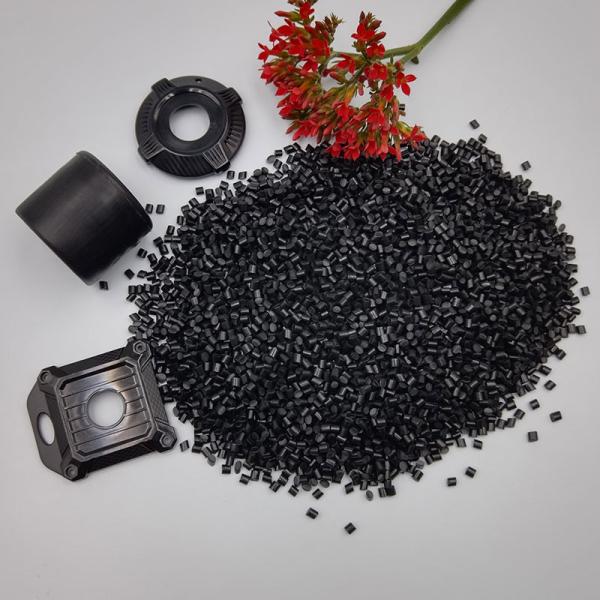 ブラック GRS リサイクル素材 85A プラスチック注射用熱塑性ポリウレタン弾性剤 環境に優しい