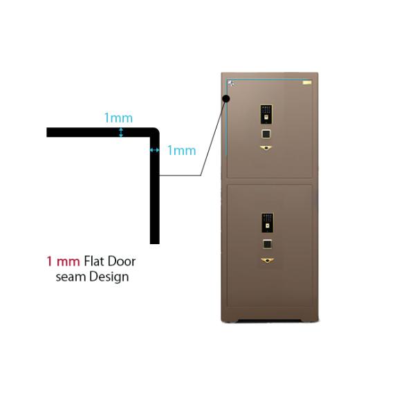 Watch Winder Jewelry Safe Box Double door Jewelry Drawer Intelligent Dual Alarm