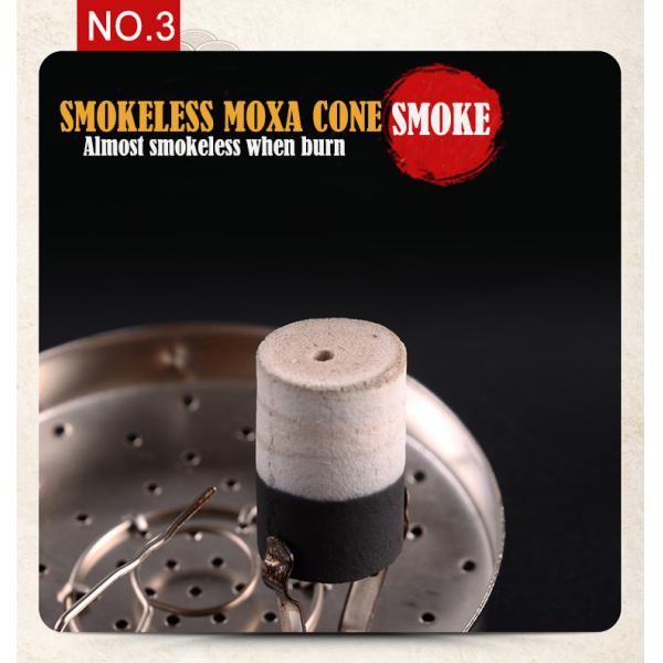 Smokeless Moxa Cone for Moxibustion Therapy Class II Instrument 54 Pieces per Box