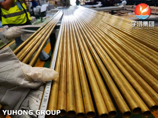 Copper Steel Finned Heat Exchanger Tube In Cooling Systems ASTM B111 C44300 Grade