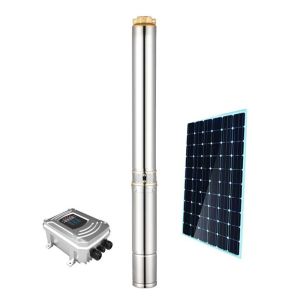 DC Brushless Permanent Magnet Submersible Deep Well Solar Water Pump Set with