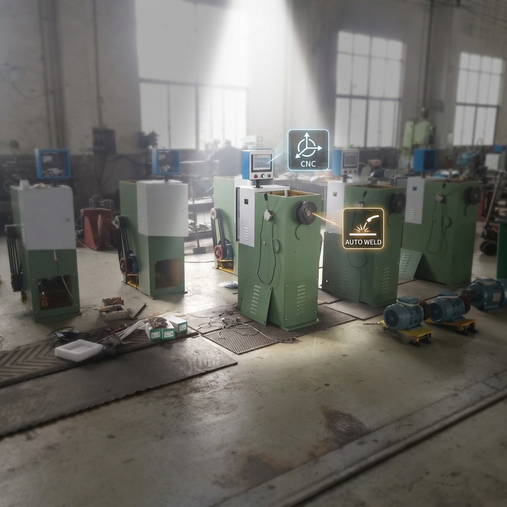 4 Axis CNC Transformer Oil Tank Welding Machine Automatic Seam Welding Line