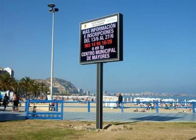 Fixed P8 SMD Outdoor Led Advertising Signs Double Sided HD Video Screen Waterproof 6500 Nits