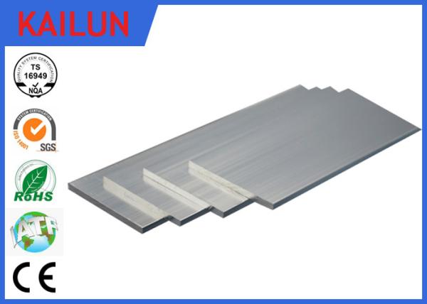 40mm Silver Oxidation Aluminium Flat Bar , 6063 Anodized Aluminum Extrusion Solid Bar Profiles