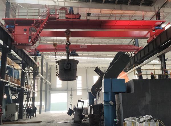 500T Heavy Duty Overhead Crane Metallurgical Crane Customizable