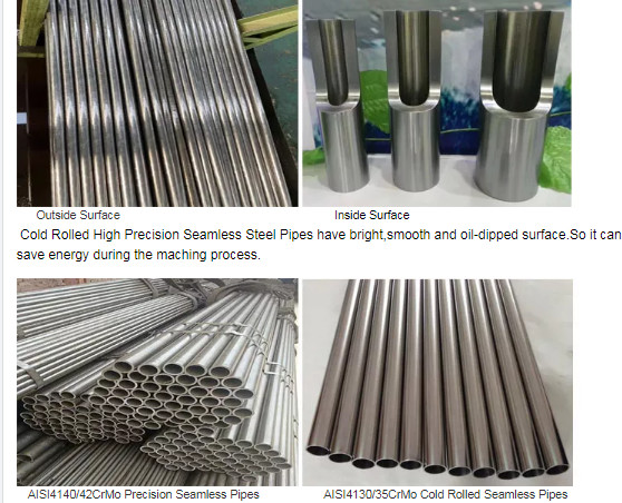 Трубка точности 35CrMo AISI 4130 стальная холодная - вычерченный безшовный трубопровод 25mm