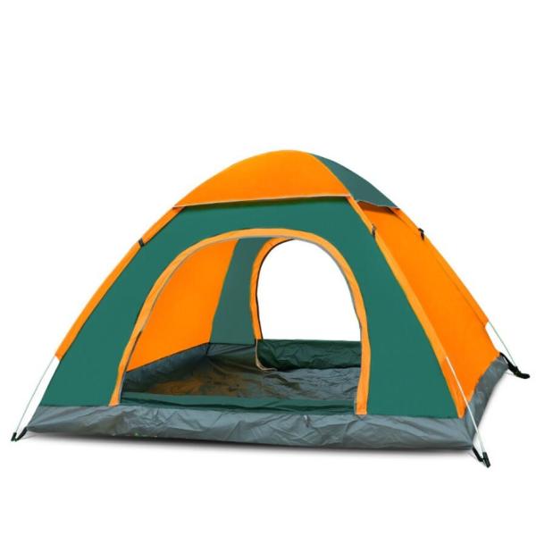 Outdoor Waterproof Camping Tent Quick Open , 3-4 People Automatic Folding Tent