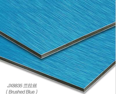 Painel composto de alumínio escovado 1250mm*3050mm de ACM que tornam