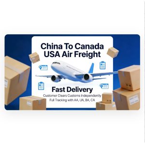Global Air Freight Forwarder China To Canada USA Air Freight Service 3-5 Working