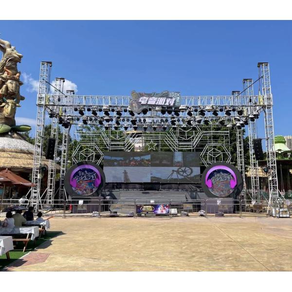 6061-T6 Aluminum Roof Truss Quick Assembly Square Stage Lighting Truss