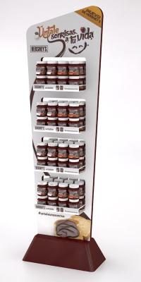 4 Layer Metal Display Fixtures For Shopping Mall OEM&ODM Acceptable