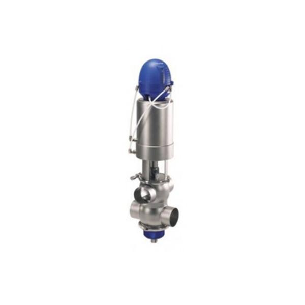 Compact Design Stainless Steel Sanitary Valves / Hygienic Unique Mixproof Valves