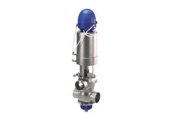 Compact Design Stainless Steel Sanitary Valves / Hygienic Unique Mixproof Valves