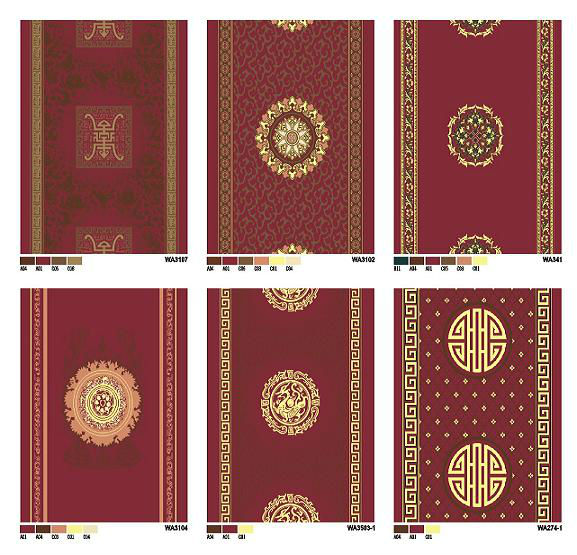 Modern Commercial Flooring 100 Polypropylene Material Wilton Design