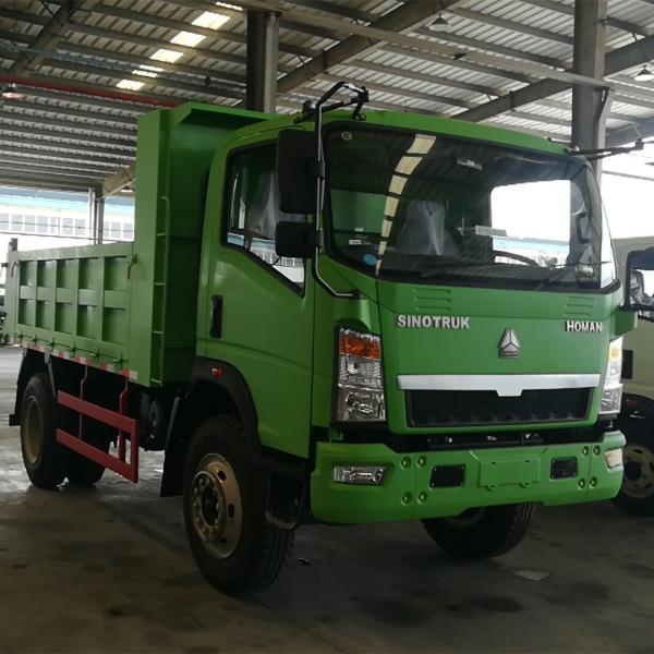 High quality SINOTRUK HOMAN 4x2 12 ton small garbage cargo trucks light duty tipper used dump delivery truck