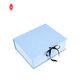 Oval Foil Stamping Cardboard Magnetic Folding Gift Box With Ribbon