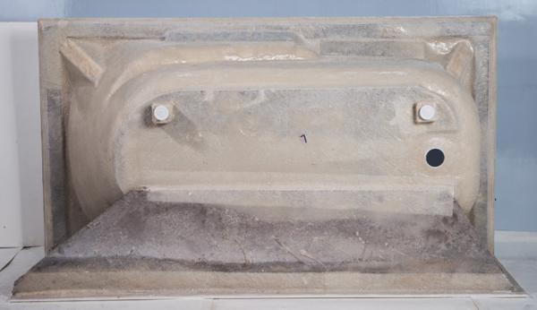 cUPC apron cheap acrylic bathtub 3 sides tile flange 4mm pure acrylic sheet