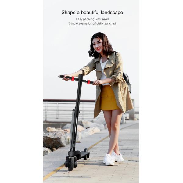 Lightweight Powerful Electric Scooter 250W Li Ion Battery 100KG Max Load