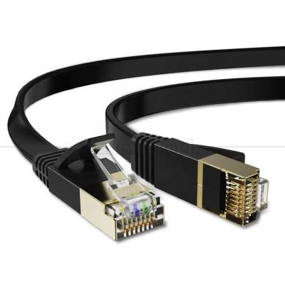 1M 3M 5M UTP FTP STP SFTP Bouclier Cat5 Cat5e Cat6 Ca6a Cat7 RJ45 Réseau plat Lan Ethernet câble de patch pour ordinateur