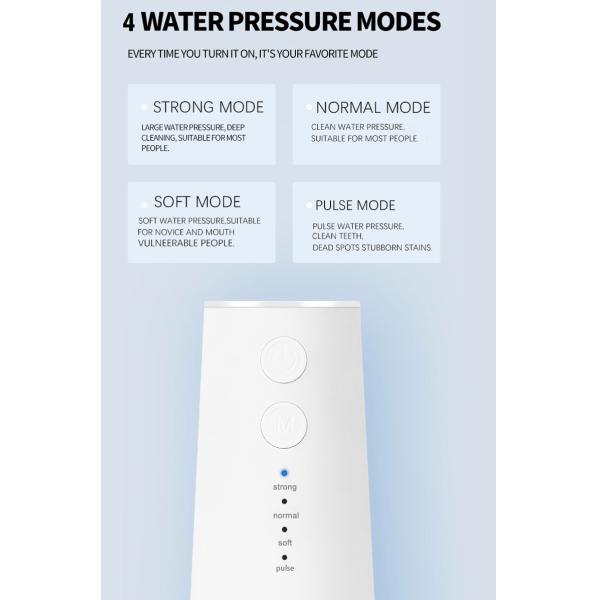 Oral Care Cordless Portable Teeth Cleaning Dental Irrigator Electric Water Flosser