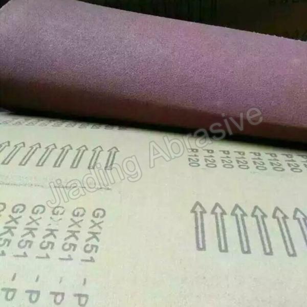 Resin-Over-Resin Cotton Abrasive Cloth Roll Grit size 40-240 for OEM X Aluminium Oxide