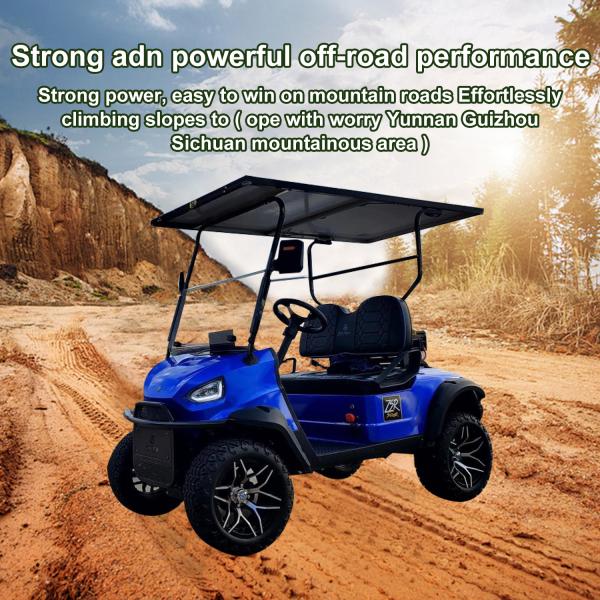 48V/60V/72V Controller Solar Panel Power Generation Golf Cart for in Factories